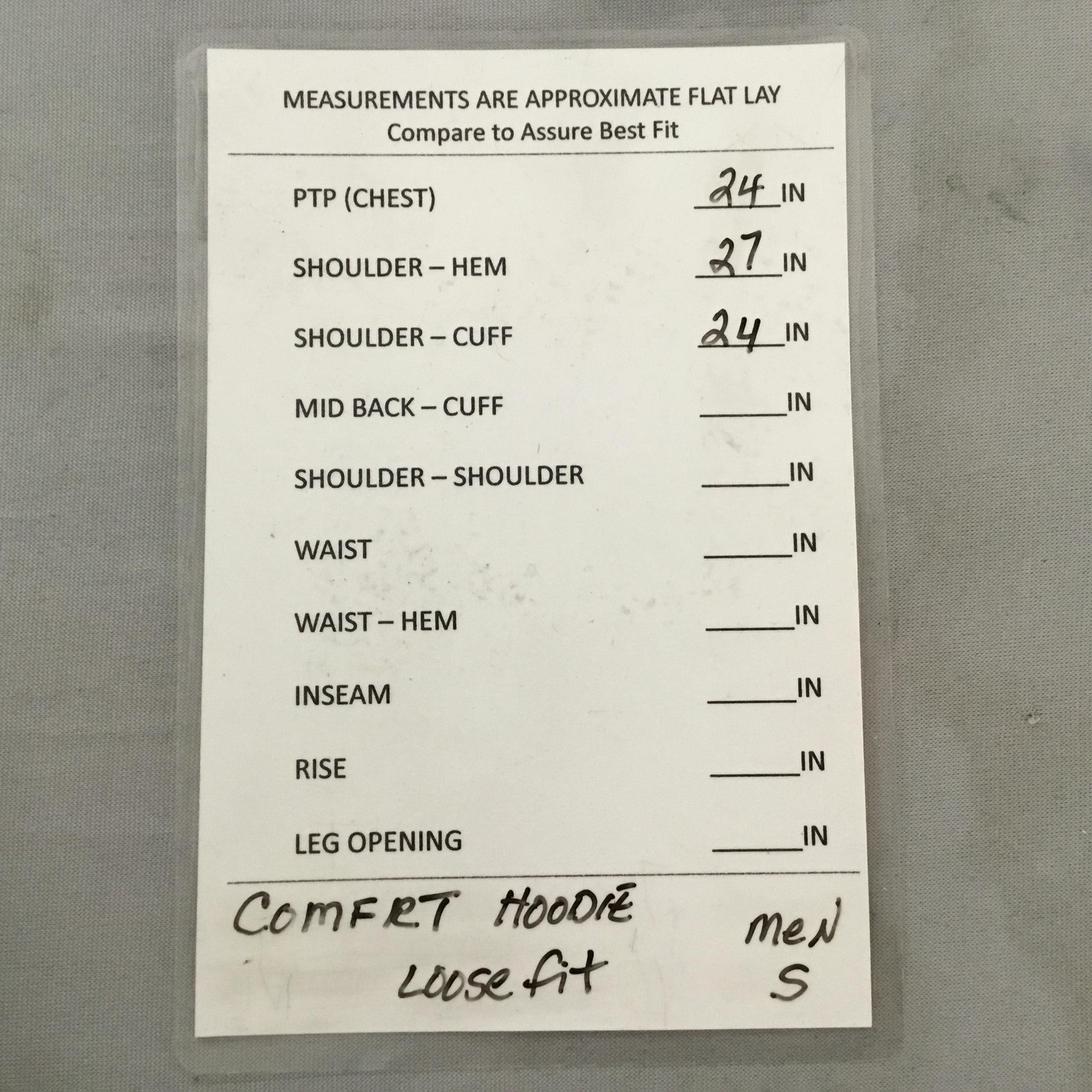 Comfrt Hoodie Mens Small Beige Loose Fit Pullover Sweatshirt Kangaroo Pocket