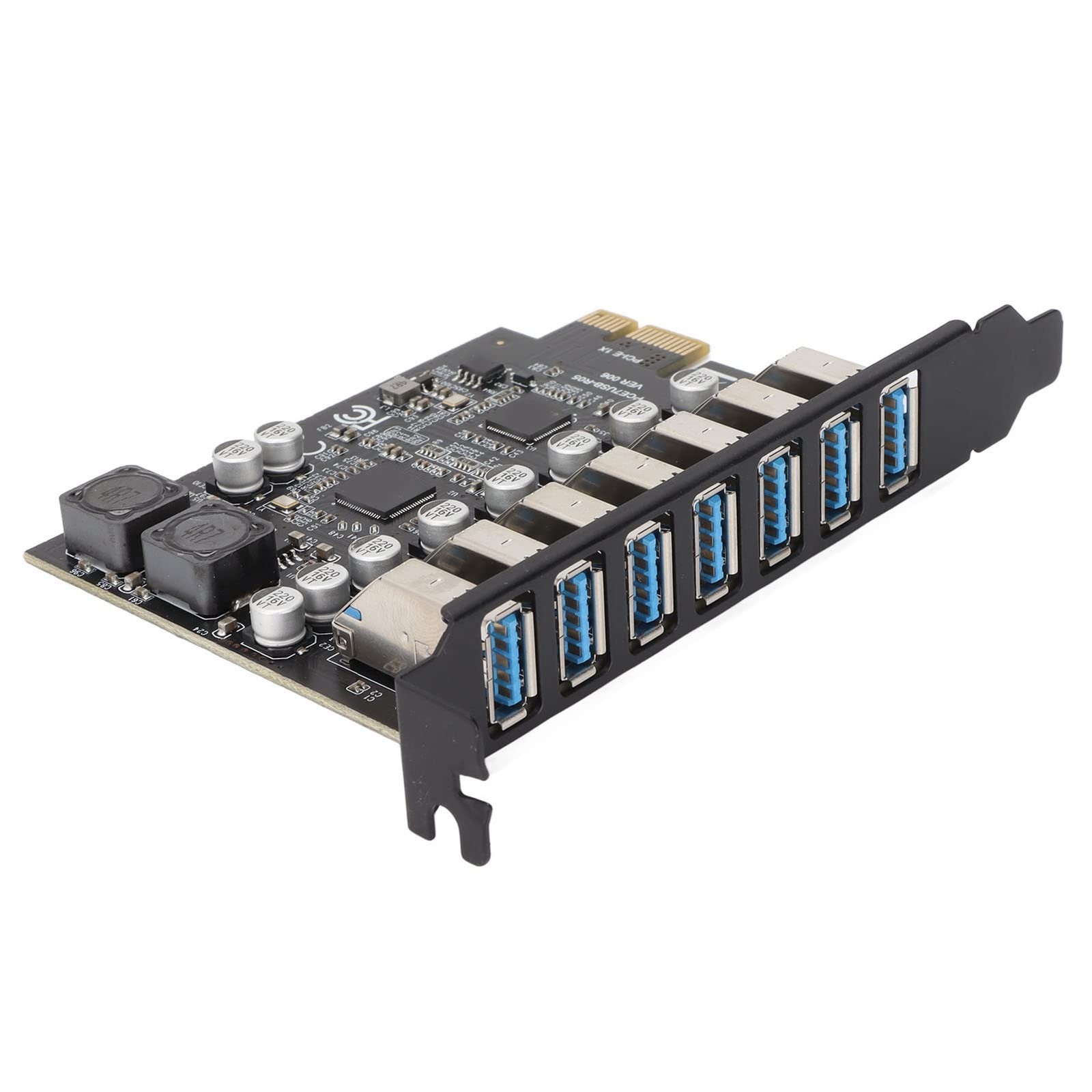 Carte d'extension PCIe 7 ports USB 3.2 résout le manque de prises PC