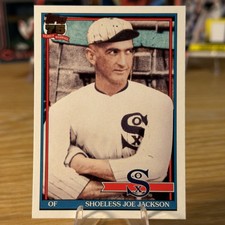 2026 Topps Series 1 - 1991 Topps Baseball Joe Jackson #T91-27 (RC)
