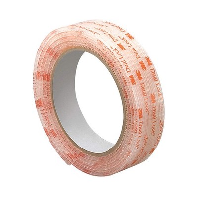 3M DUAL LOCK 1-10-SJ3560 Hook-and-Loop Fastener, Clear, Roll 16U580