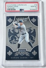 2019 Panini Chronicles - Crusade Aaron Judge #10  PSA 10 