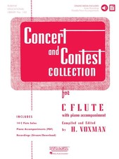 Concert and Contest Collection for C Flute Book/Online Media Rubank Education...