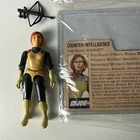 1982 Scarlett w/ File Card Complete GI Joe Straight Arm Figure