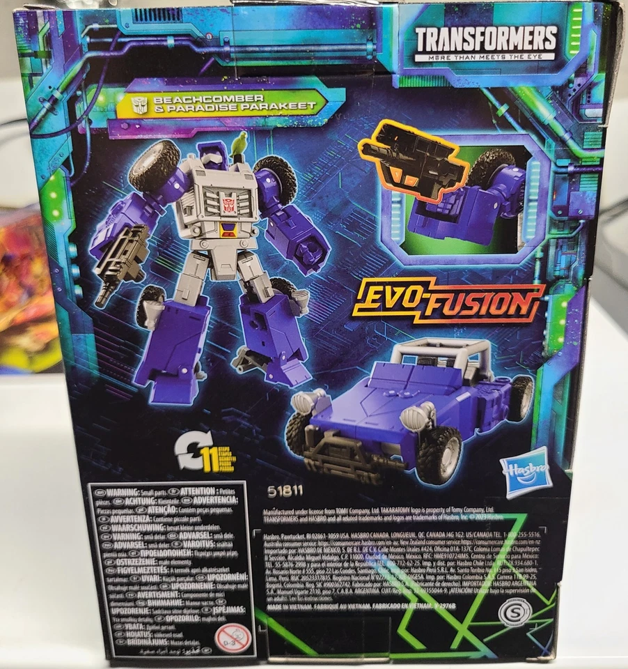 Transformers Legacy Evolution Beachcomber & Paradise Parakeet Deluxe IN STOCK - Image 3 of 3