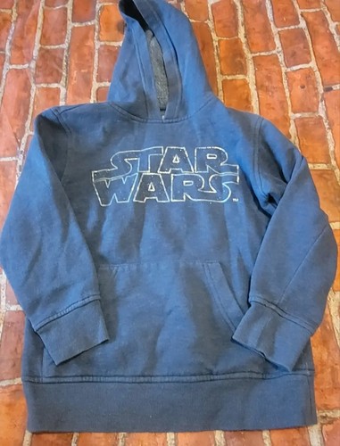 Star Wars Boys Blue Hoodie Sz Small Guc