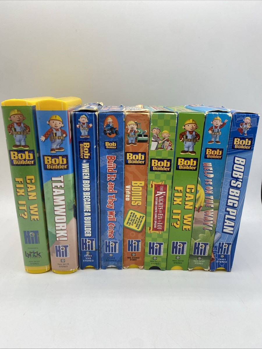 Bob the Builder DVD Lot of – HiT Entertainment – Kid's TV Yes
