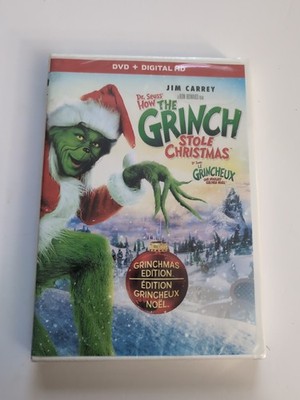 How the Grinch Stole Christmas (DVD, 2017, Canadian) New Sealed