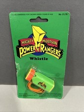 Vintage Mighty Morphin Power Ranger Whistle Yellow / Green / Orange 1994