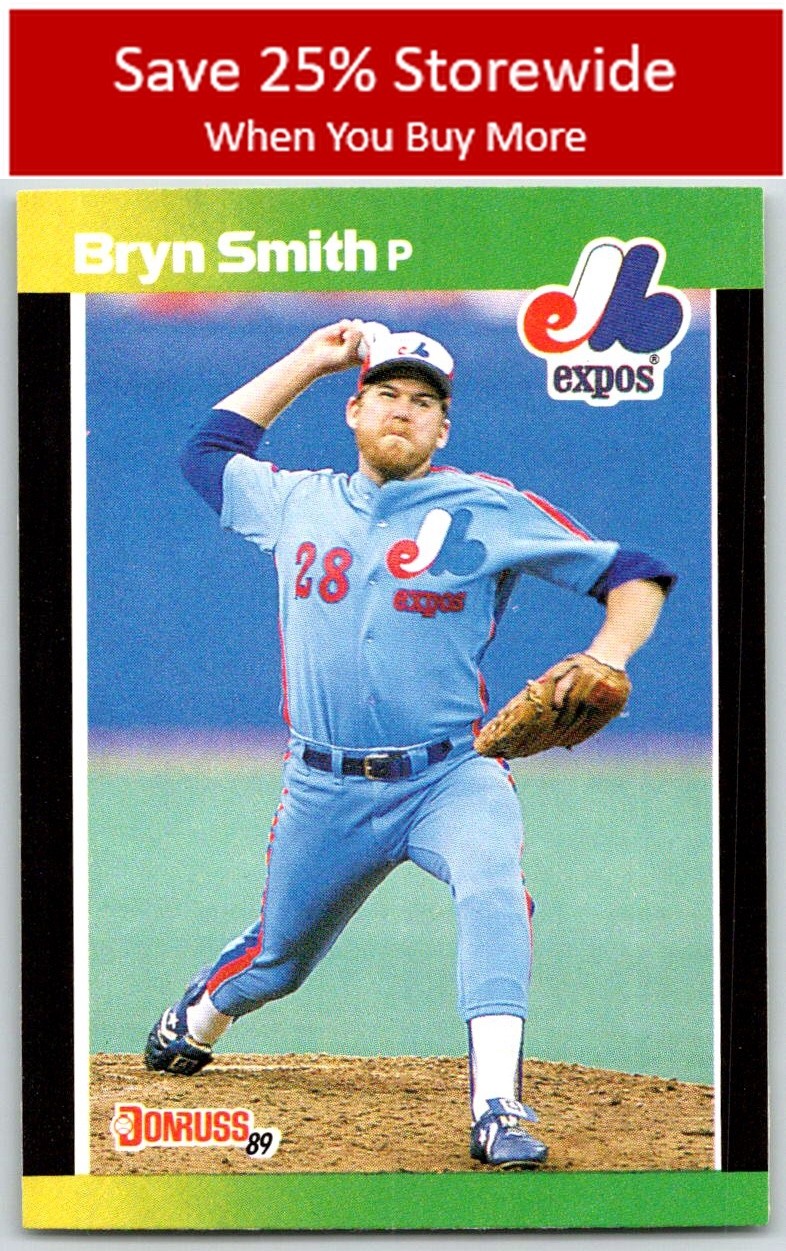 Bryn Smith 1989 Donruss Baseball's Best #124 Montreal Expos
