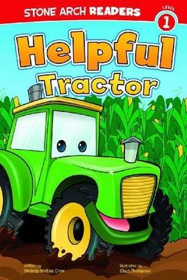 Helpful Tractor (Stone Arch - Paperback, by Crow Melinda Melton - Very Good