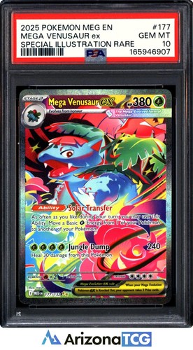 Mega Venusaur ex graded PSA 10 for sale on eBay