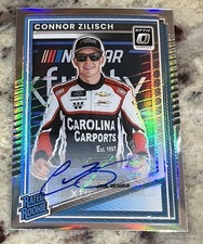 2025 Panini Donruss Racing Rookie CONNOR ZILISCH RC Optic Holo Prizm Auto #94