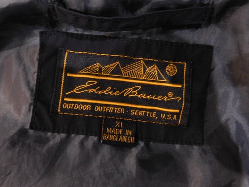 Eddie Bauer Jacket Mens XL Hooded Outdoor Mountain Parka Nylon Vintage Style Coa - Picture 7 of 14
