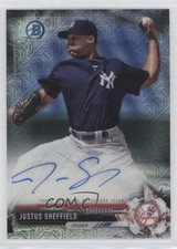 2017 Bowman Chrome Prospect Mega Box Auto Justus Sheffield #BMA-JS Auto 6ns
