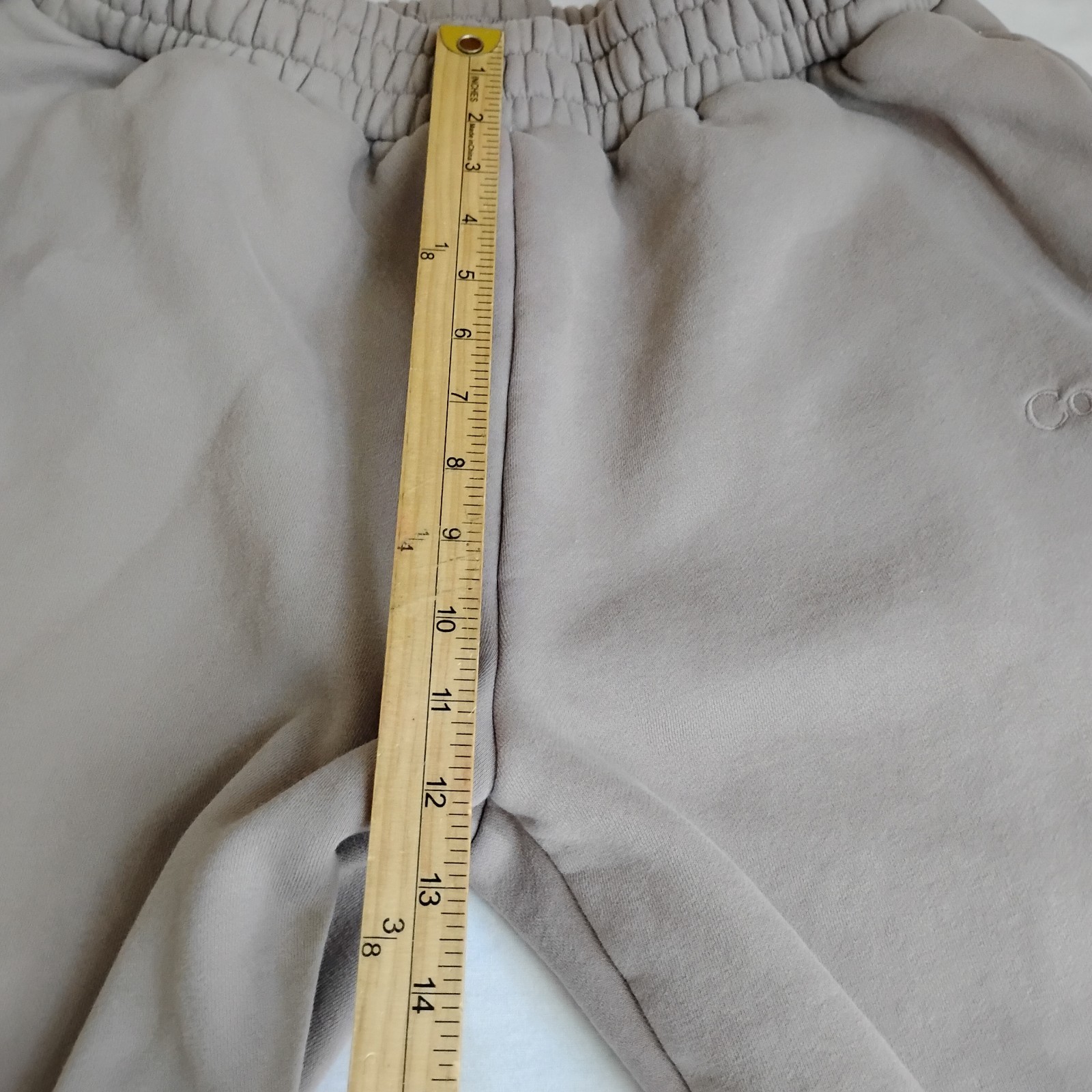 Comfrt Pants XL Thick Fleece Elastic Waist Sweatpants Pockets Straight Leg 