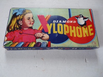 MARIKO Made in Japan XYLOPHON Diamant in Box Vintage Selten