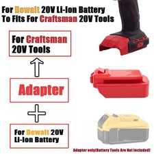 Adapter For Dewalt 20V Li-Ion Battery to For Craftsman 20V Power Tools US