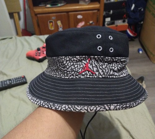 Air Jordan Bucket Hat Black Gray 