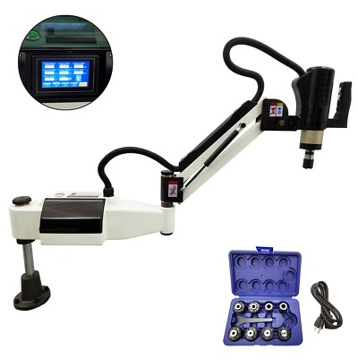 Electric Touch Screen Tapping Machine 360° Universal Tapper Arms M3-M20 220V