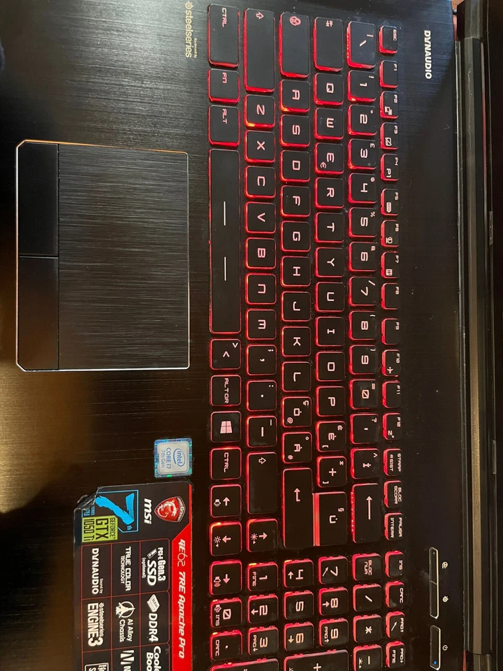 pc portatile gaming MSI GE62 7RE Apache PRO Usato ottime condizioni - Immagine 4 di 4