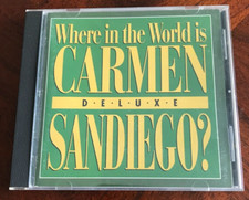 1992 Broderbund WHERE IN THE WORLD IS CARMEN SANDIEGO DELUXE PC GAME