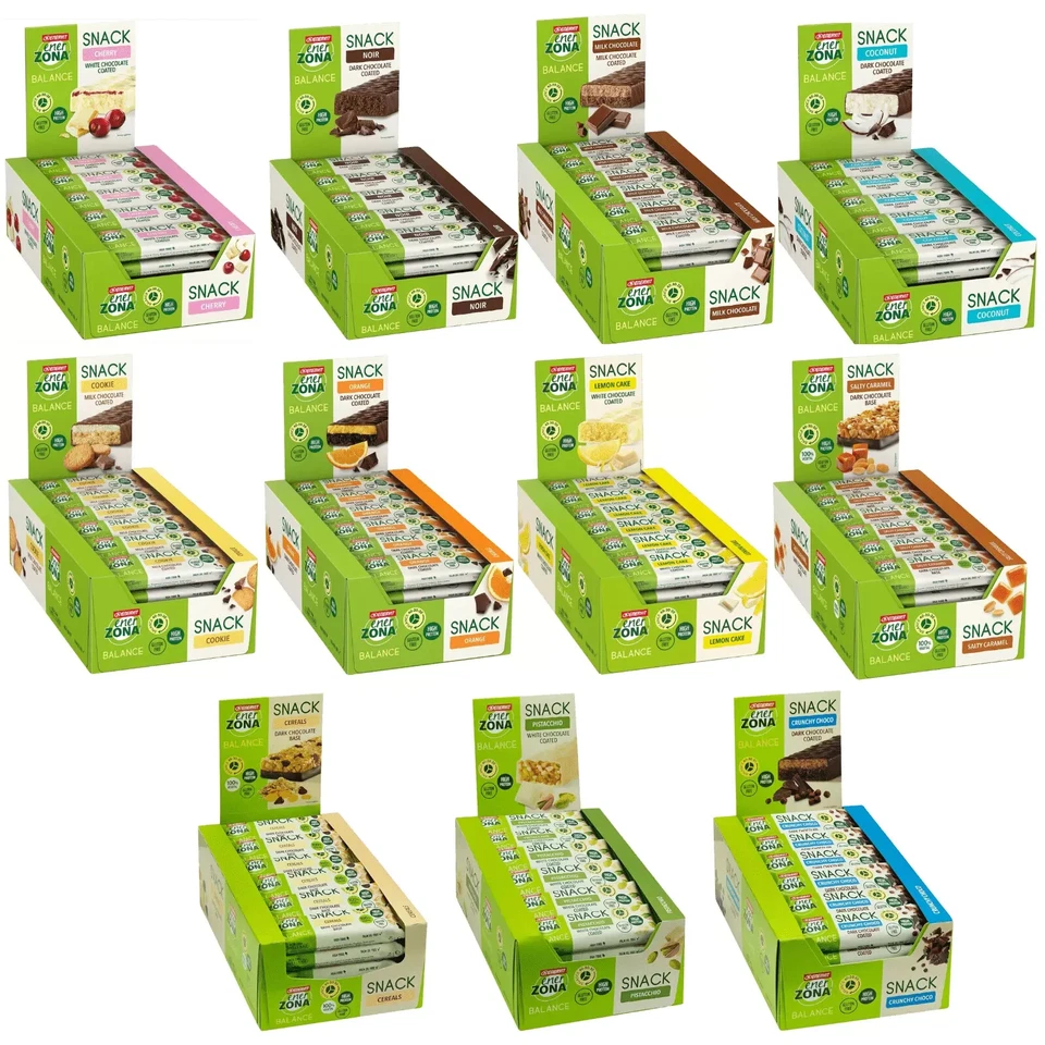 Enerzona Snack Balance 40-30-30 Enervit Box 10/30 Barrette Proteiche Bilanciate
