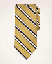 Brooks Brothers Yellow Striped Boys Tie 42 inches