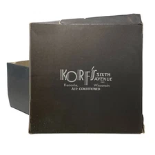 VINTAGE 30s 40s KORF's Sixth Avenue Kenosha Wisconsin Hat Box Store Display Deco
