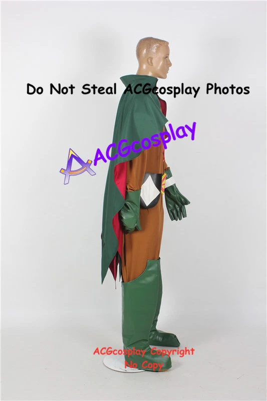 Disfraz de Cosplay Gatchaman Ryu incluye fundas para botas y hebilla de cinturón hecha en pvc Foto 2 de 4