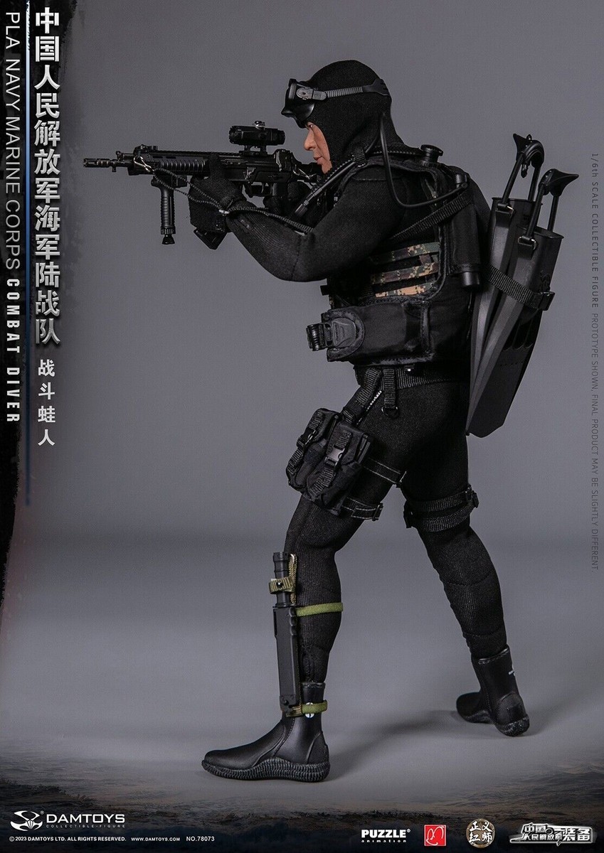 New DAMTOYS DAM 78073 1/6 PLA Navy Marine Corps Combat Diver