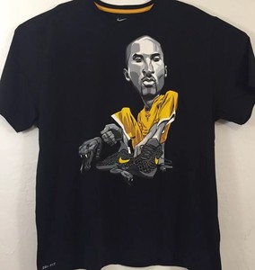 black and yellow kobe shirt