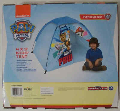 Nickelodeon Paw Patrol 4X3' Kids Play Camping Dome Tent, Blue, Ages 4+,Save  2+