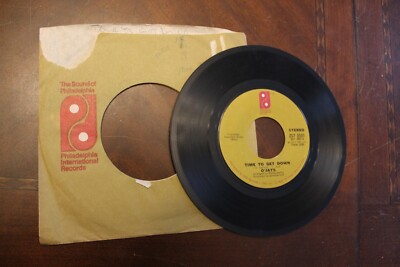 The O'Jays ~ Time to Get Down ~ 1972 CBS 45 ~ ZS7-3531
