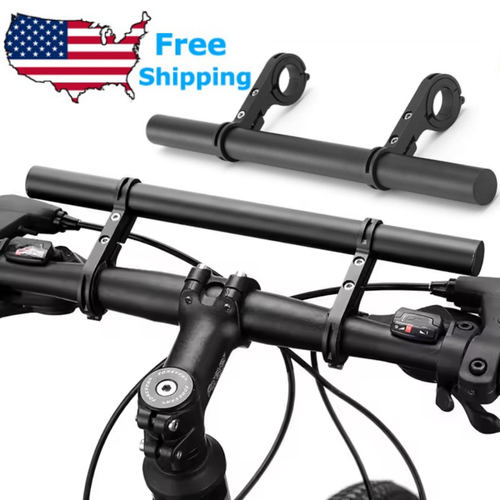 30cm MTB Handlebar Extender Bicycle Bar Extension Bracket Bike Headlight Mount