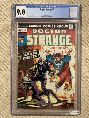 Doctor Strange #5 CGC 9.8 White Pages 1974 Marvel Comics Englehart / Brunner