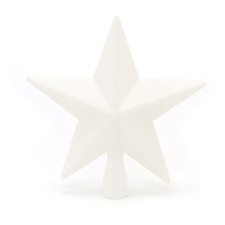 Elegant White Star Christmas Tree Topper | Christmas Tree Star Decorations