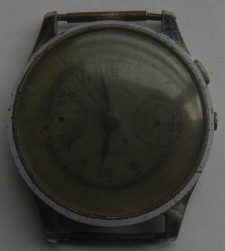 Chronographe Suisse mens wristwatch chronograph nickel chromiun case load manual - Picture 3 of 16