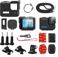 Sleeve Battery Cover Adhesive Helmet Sticky Mount for GoPro Hero 4K Accessories