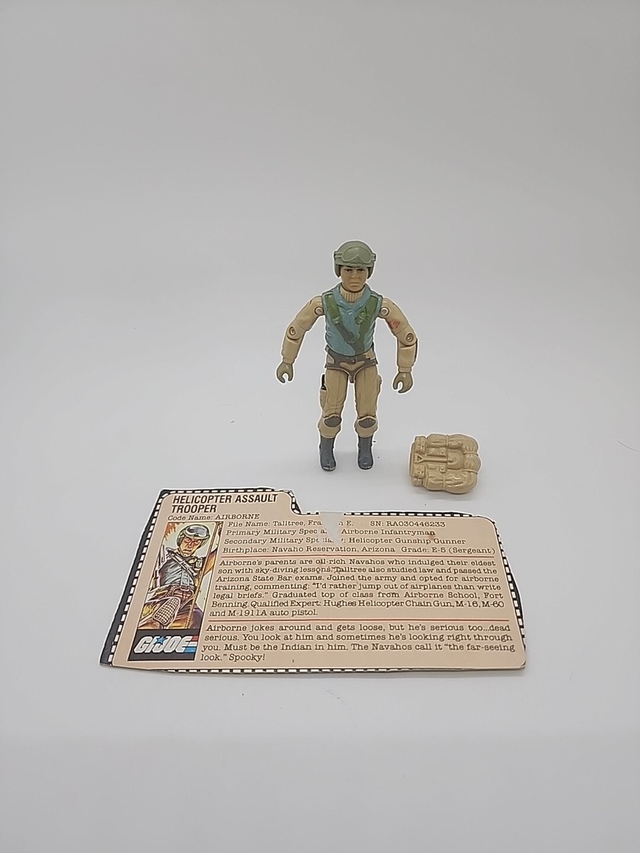 GI Joe Airborne 1983 ARAH Figure Near Complete w/File Card | eBay