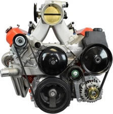 ICT Billet - Billet Low Mount LS Alternator Bracket and Power Steering Pump Brac