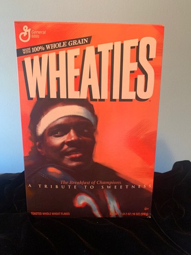 WALTER PAYTON Commemorative Wheaties Box Chicago Bears Legend & NFL Hall of Fame