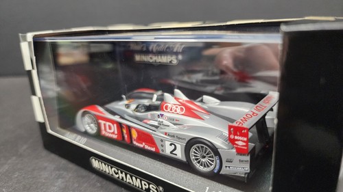 MINICHAMPS AUDI R10 #2 24H LE MANS 2007 CAPELLO/KRISTENSEN/MCNISH 1/43 O3 - Picture 6 of 7