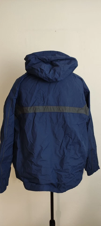 Columbia Mens Casual Outdoor Jacket Waterproof Hooded Nylon Blue Size XL - Image 4 of 4