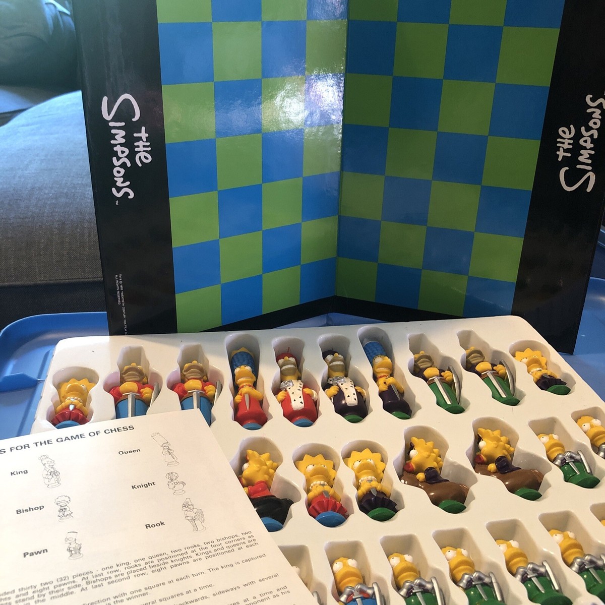The Simpsons 3D Chess Set Board Game *Monty Burns-rated