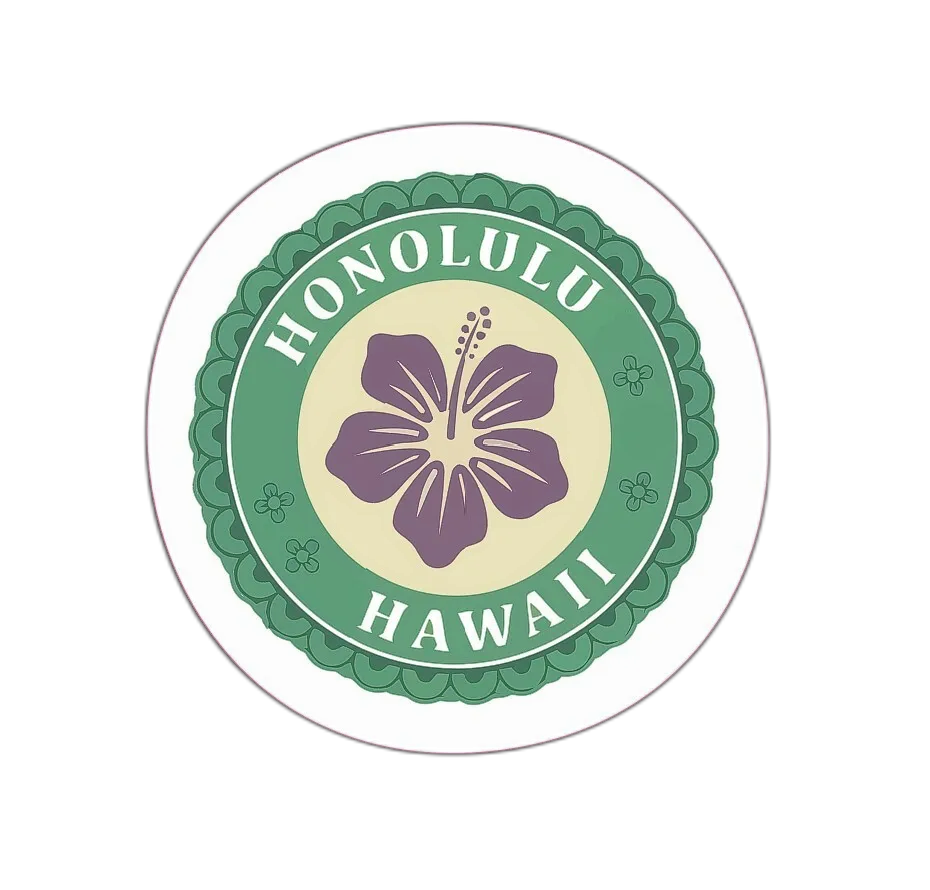Honolulu Sticker Decal Hawaii