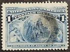 US Stamps Collection Scott # 230 - 1 Cent Columbian - Used