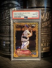 Greg Maddux PSA 10 BOOKEND Triple 75’s - #75 & 75/75 Topps Gilded Wave Gold Etch