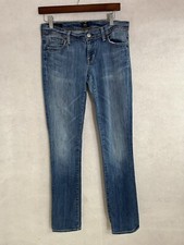 Citizens of Humanity Size 29 Ava Low Rise Straight Leg Jeans Light Wash Distress