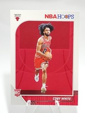 2019-20 Panini NBA Hoops Coby White Rookie Card #204 Chicago Bulls
