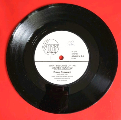 DAVE STEWART - BROKEN 1 - WHAT BECOMES OF THE BROKEN HEARTED 1980 (2524)